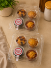 Old School Truffle Muffins (4 Pcs)  4 Flavour (1+1)