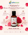 Parerana Rose Hair Oil - Organic Rose Hip, Olive & Sesame Oil Blend (100 ml)