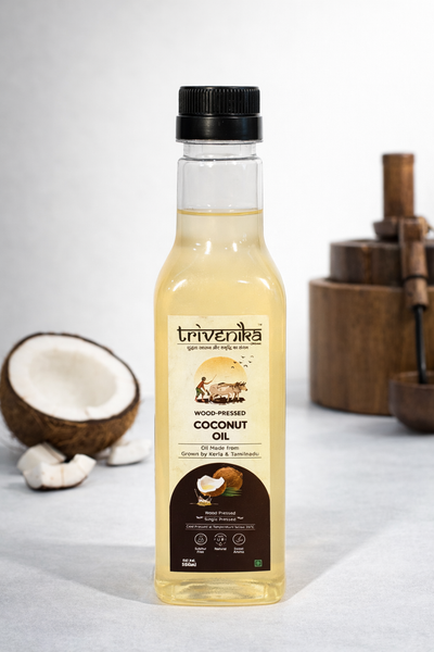 Trivenika Wood Pressed Coconut Oil – 500 ml