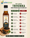 Trivenika Wood Pressed Black Sesame Oil – 500 ml