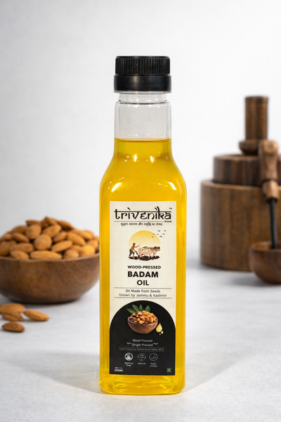 Trivenika Wood Pressed Almond (Badam) Oil