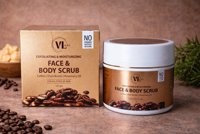VLARC Coffee Face & Body Scrub