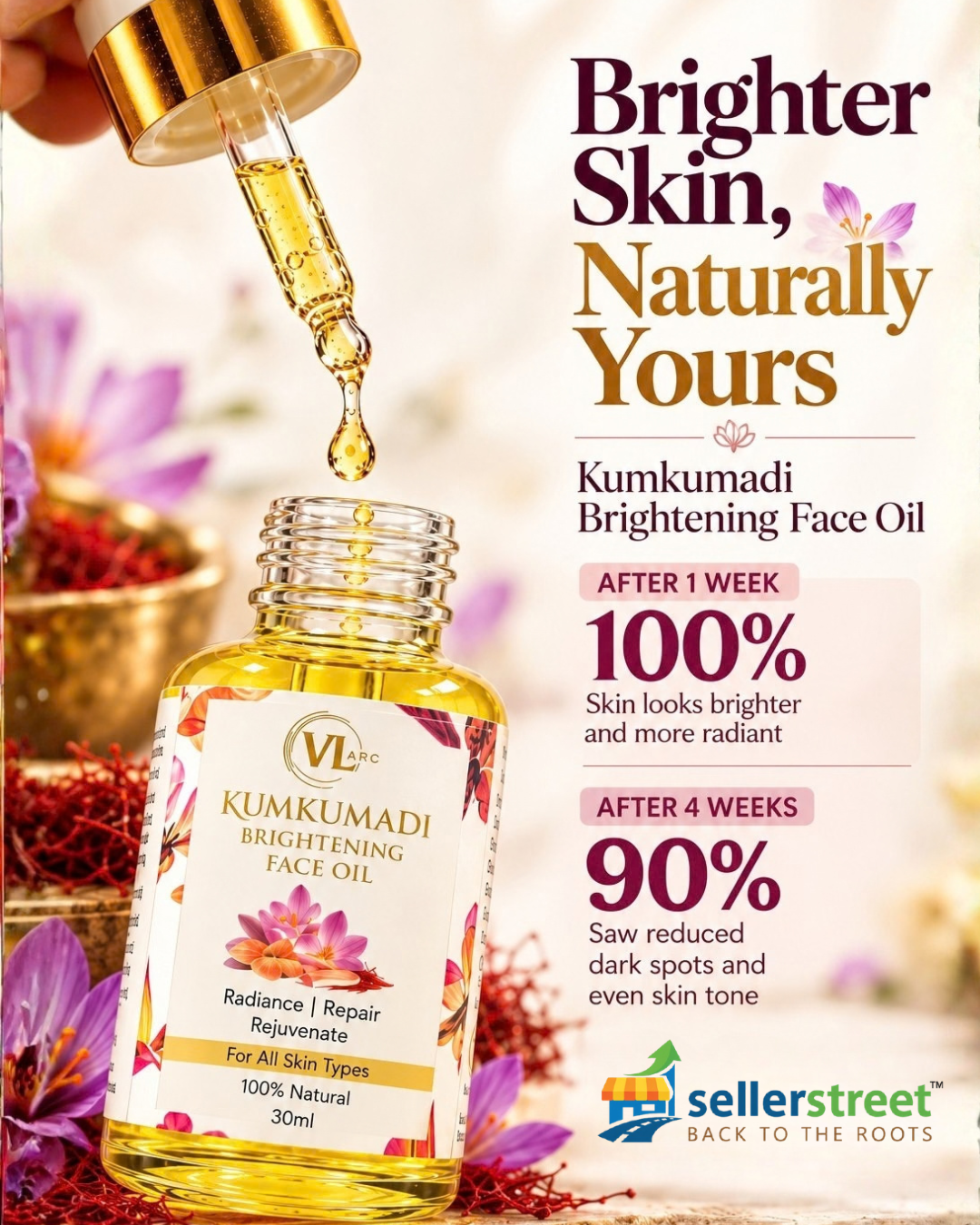 VLArc Kumkumadi Face Oil