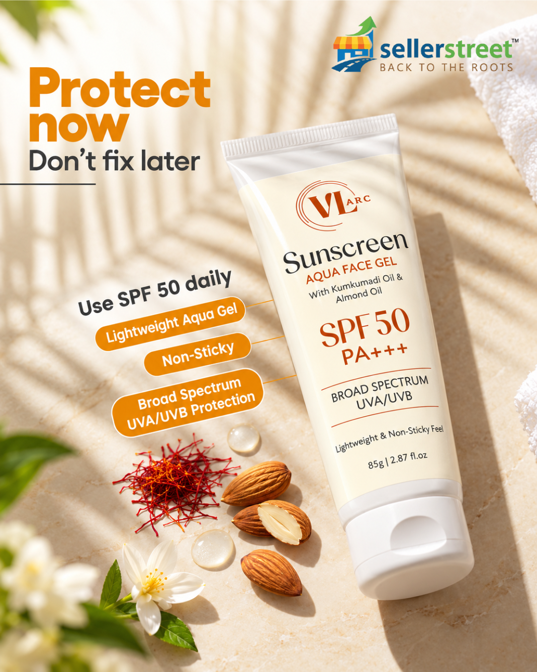 VLArc Sunscreen Gel SPF50 PA+++
