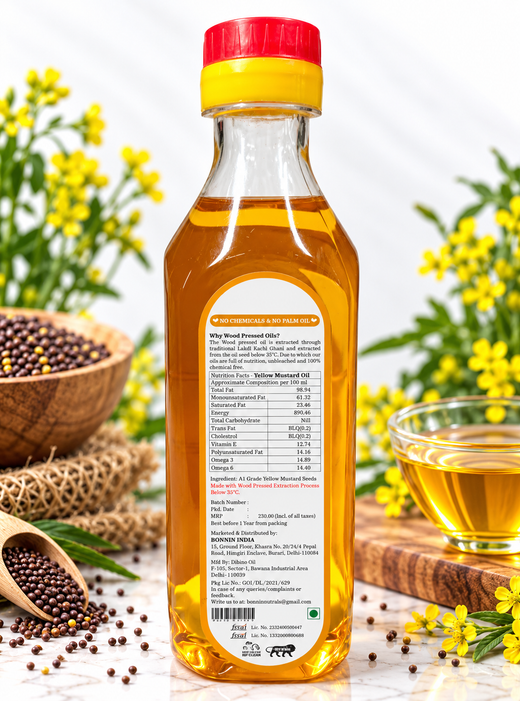 Zevar Pure Yellow Mustard Oil