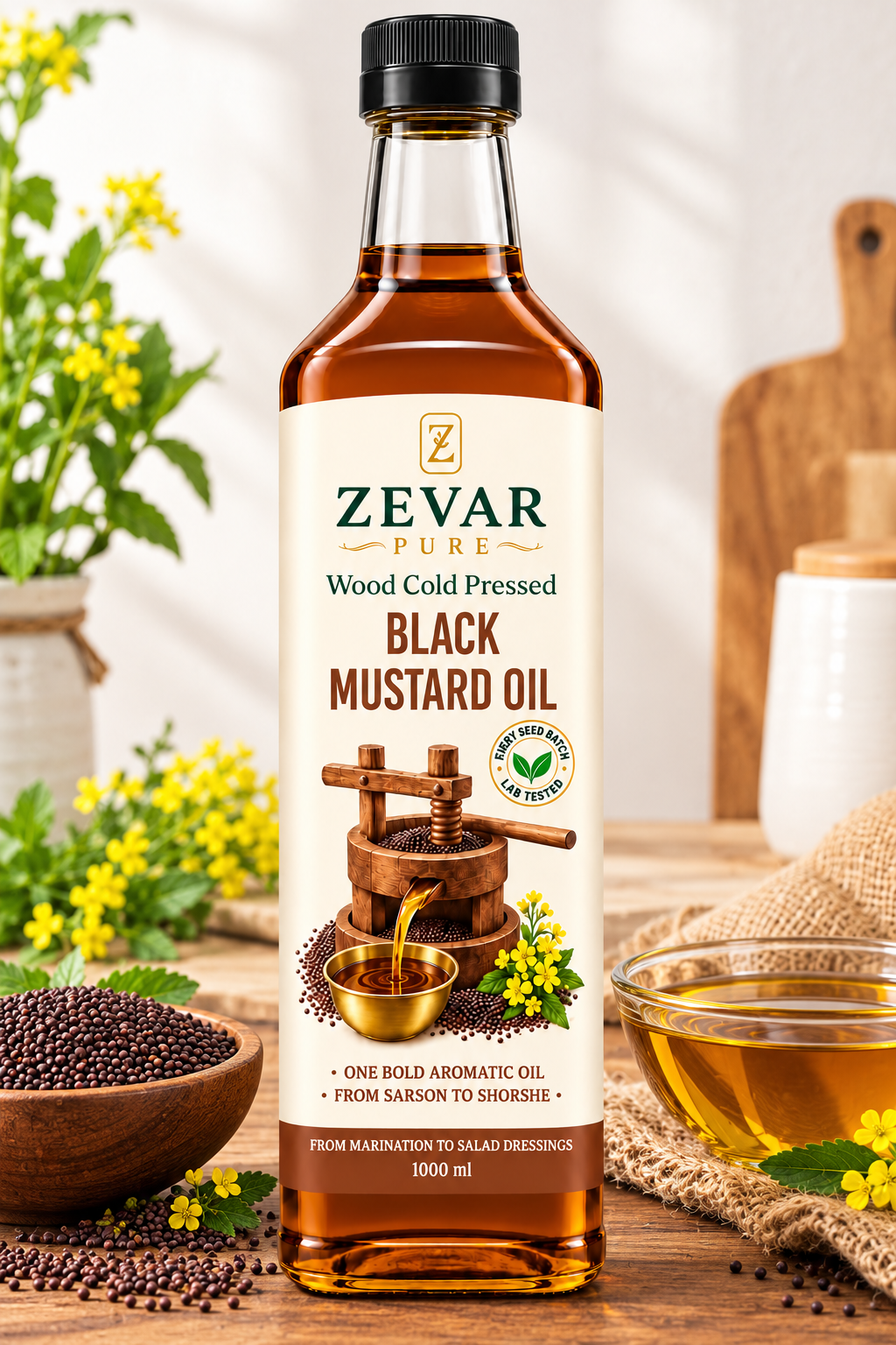 Zevar Pure Black Mustard Oil